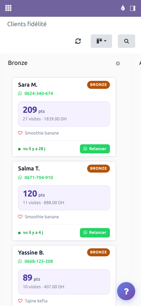 Au comptoir · même appli — mobile-kanban.png