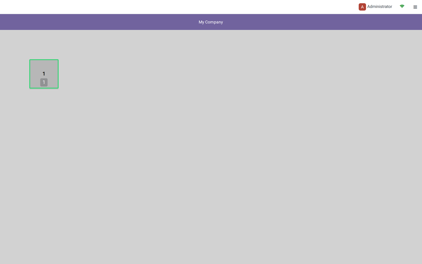 Vue salle · serveur